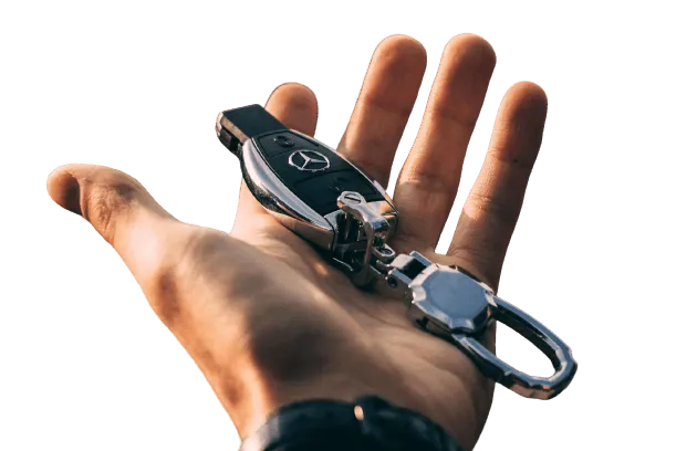 Holding car keys
